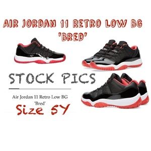 Air Jordan 11 Retro Low BG 'Bred'